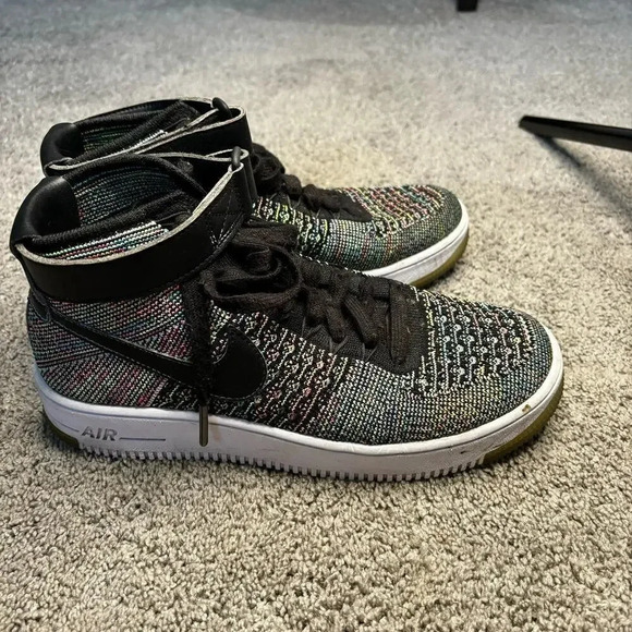 Nike Air Force 1 Youth Ultra Flyknit Mid Size 6.5Y - Picture 4 of 6